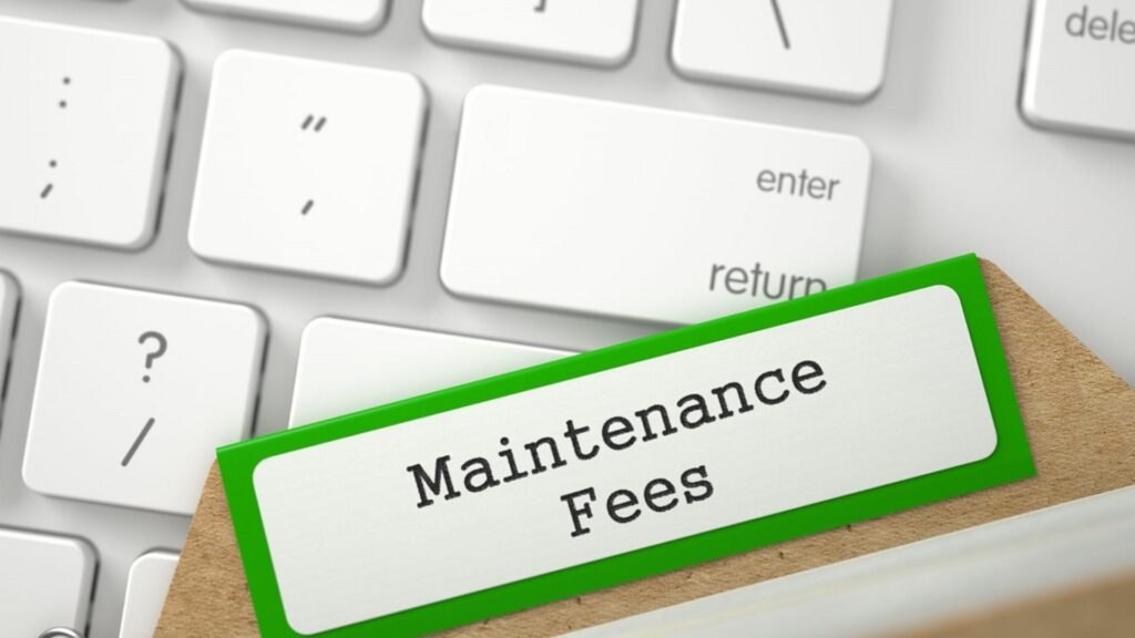 apartment maintenance fees 