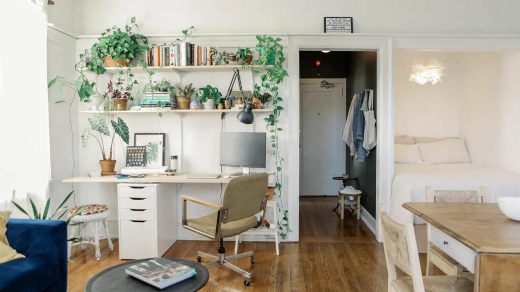 A Studio apartment showing the Pros and Cons of Studio Apartments