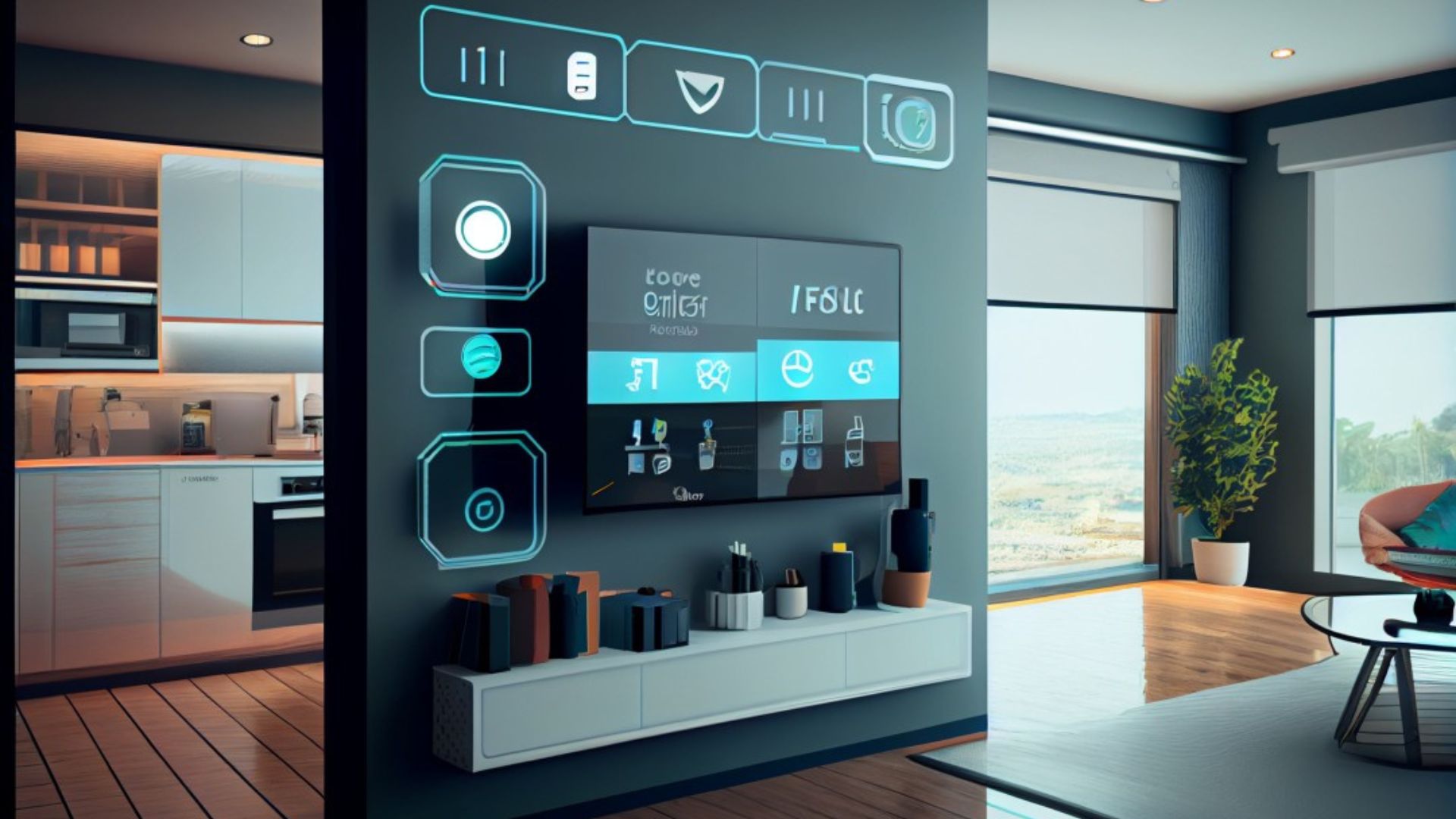 An apartment showing Smart Home Technology in Apartments