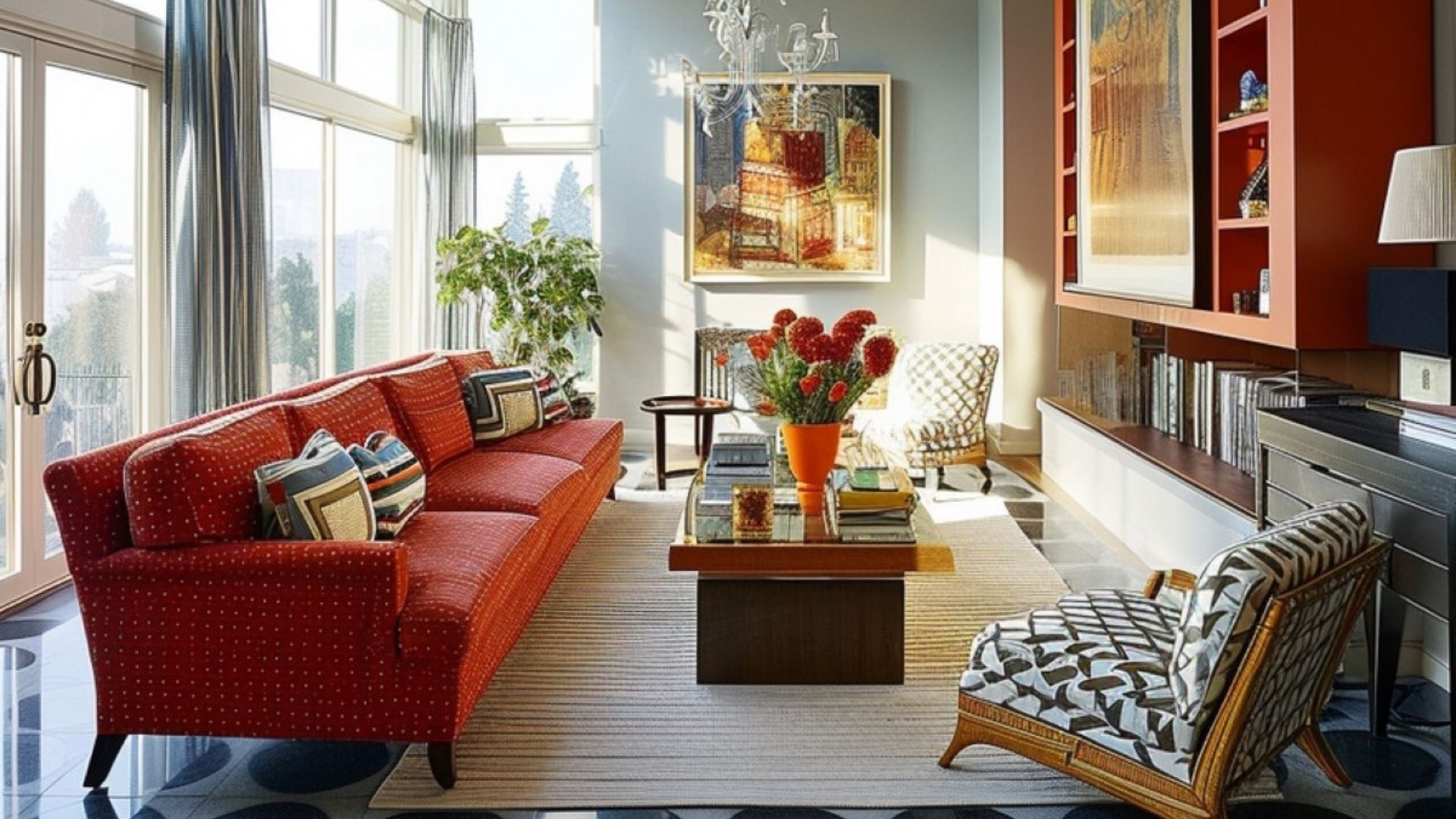 An Apartment with Couches Showing the Small Apartment Design Ideas For 2024